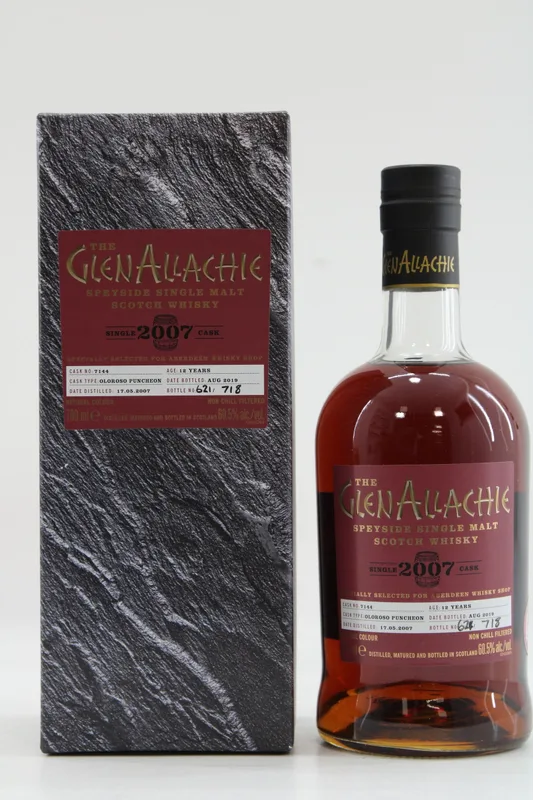 Glenallachie – 12 Years Old - 2007 Single Cask #7144