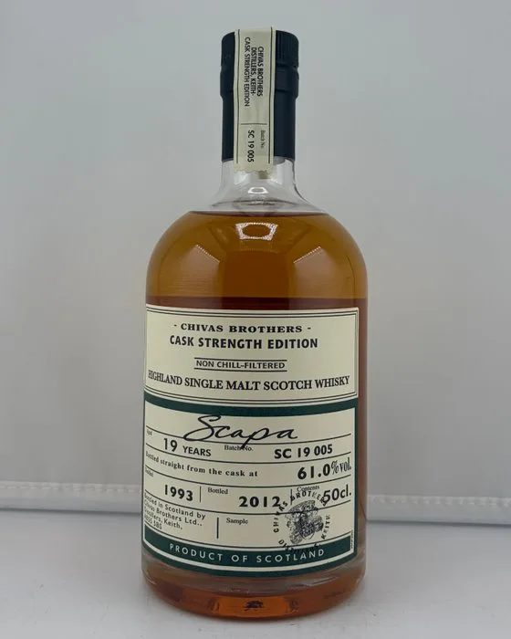 Scapa 1993 19 years old Cask Strength Edition - Batch SC 19 005 - b. 2012 - 50cl