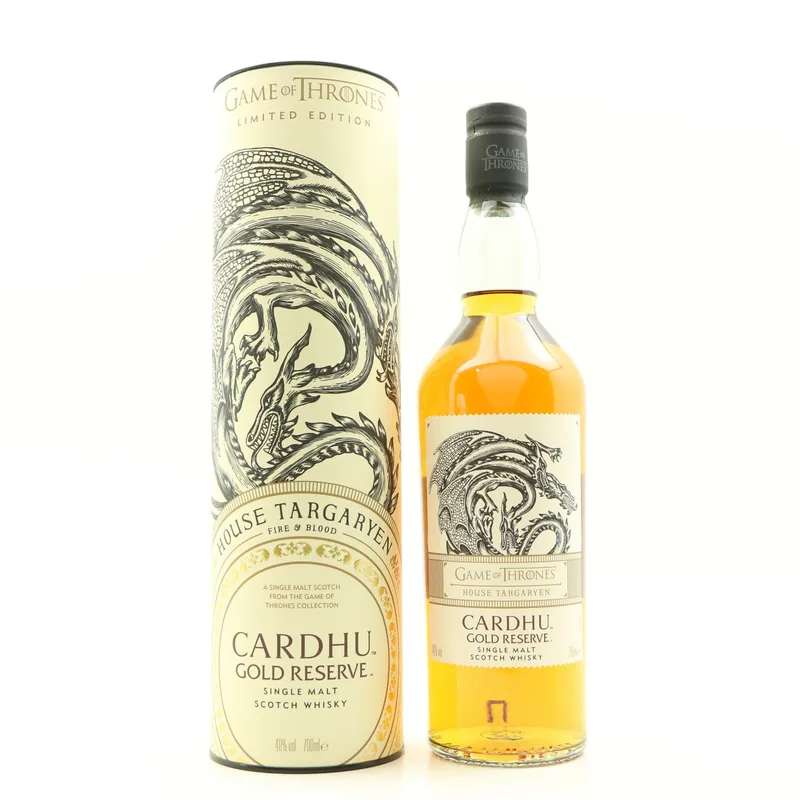 Cardhu – Gold Reserve Game Of Thrones ‘House Targaryen' (70cl, 40%)