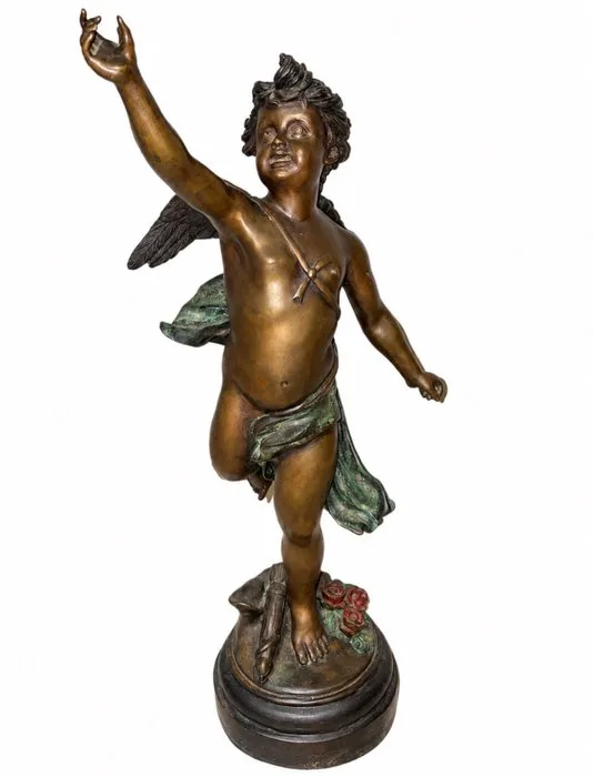 D'après Auguste Moreau (1834-1917) - Statue, Cupidon - 63 cm - Bronze