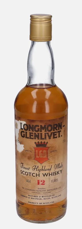 Longmorn – 12 Year Old Gordon & MacPhail Distillery Labels (70cl, 40%)