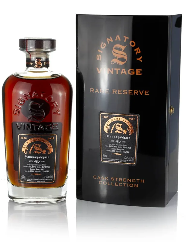Bunnahabhain – 45 Year Old 1978 Signatory 35th Anniversary