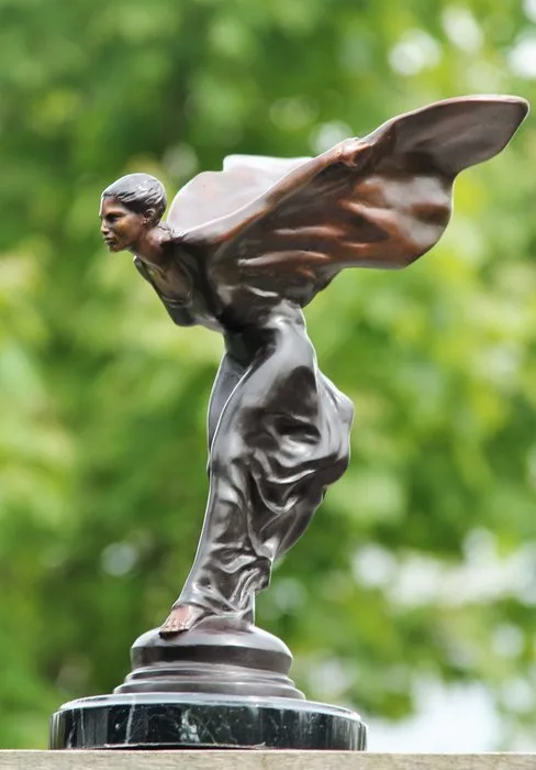 Mascot - emily rolls royce - bronze marble