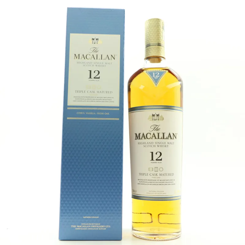 Macallan – 12 Year Old Fine Oak Triple Cask (70cl, 40%)