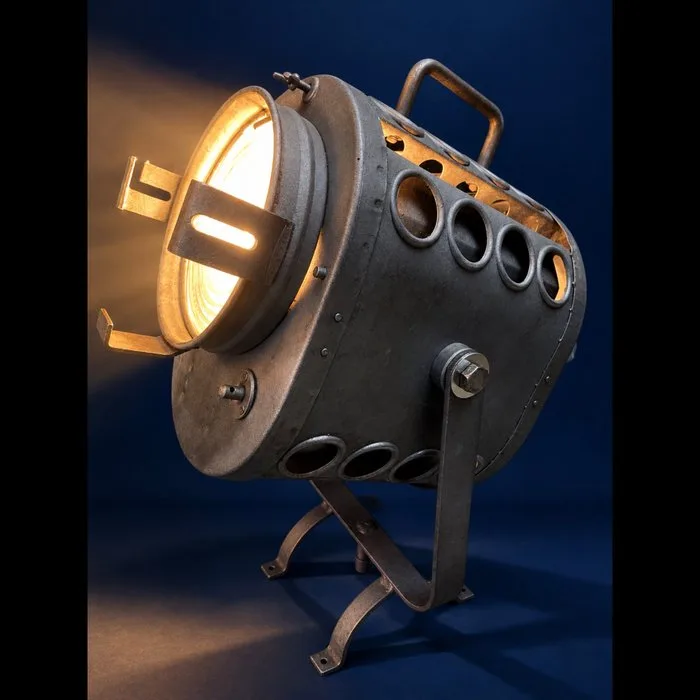 Floor lamp - Multi Par - Glass, Steel - XL Theater lamp