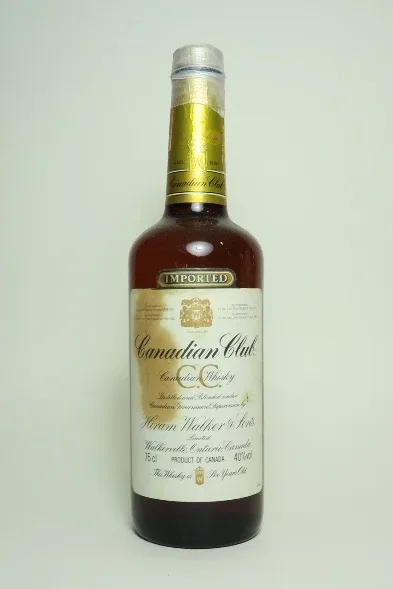 Canadian Club Blended Canadian Whisky - 1980s