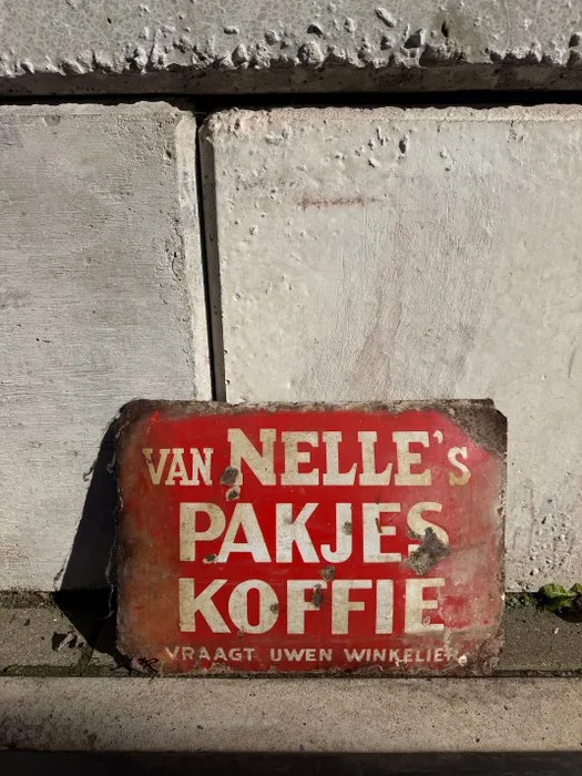 Van Nelle - Van Nelle - Enamel plate - Enamel, Steel