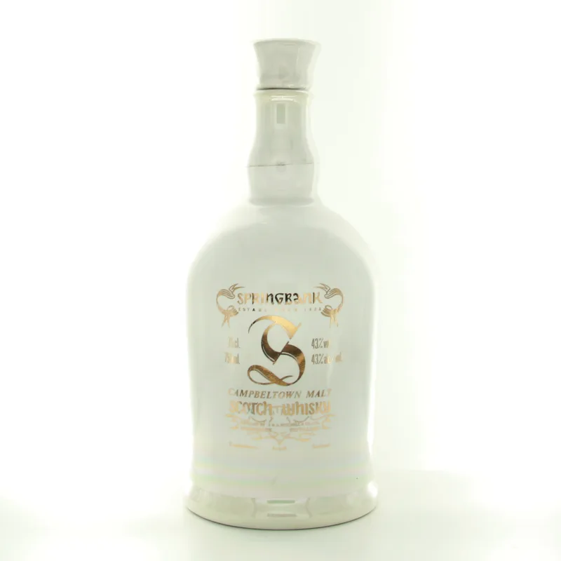 Springbank Campbeltown Malt – White Ceramic Decanter (75cl, 43%)