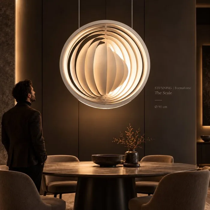 Stunning - FormaForte - Chandelier - The Scale 910 - Aluminium