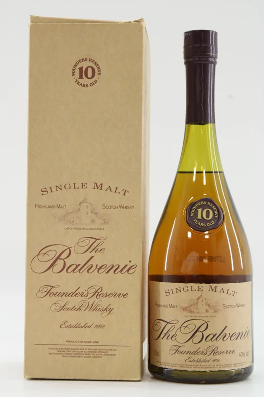 Balvenie – 10 Years Old - Founders Reserve Cognac Bottle