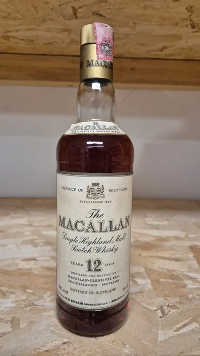 Macallan 12 years old Sherry Wood - b. 1980s - 75cl