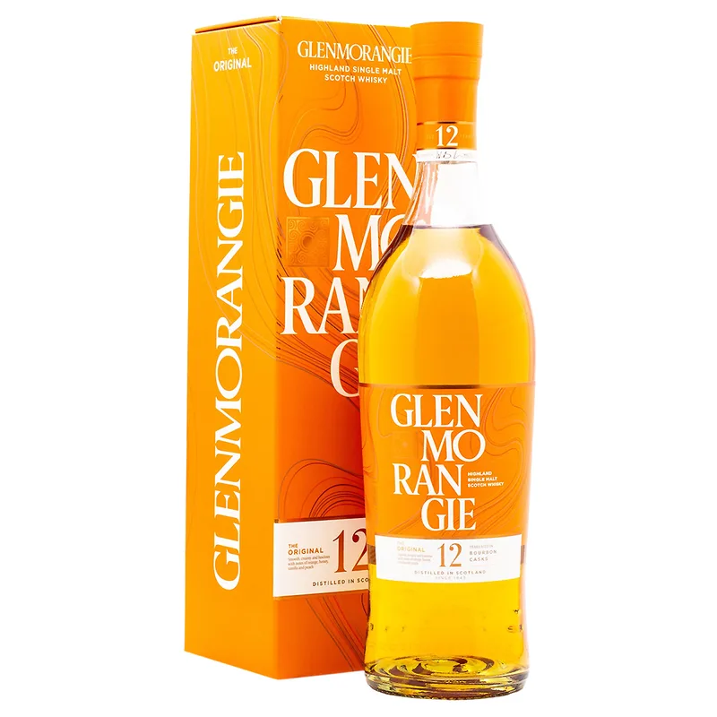 Glenmorangie – Aged 12 Years The Original Highland Single Malt Scotch Whisky (70cl, 40%)