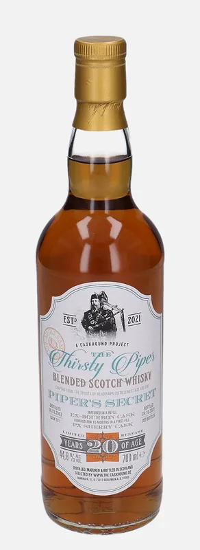 Piper's Secret – 2003 20 Year Old The Caskhound The Thirsty Piper (70cl, 44.8%)