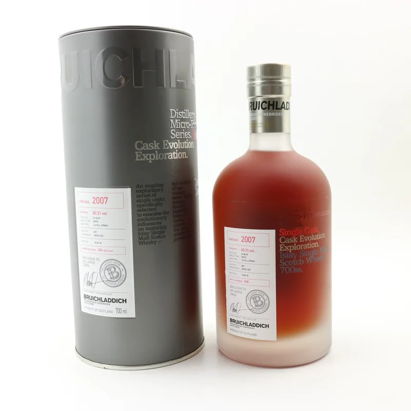 Bruichladdich – Micro Provenance 2007 10 Year Old Cask #927 Exclusive To UK Laddie Crew (70cl, 60.3%)