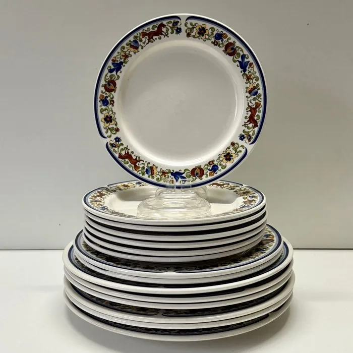 Villeroy & Boch - Table service (15) - Troubadour - Porcelain - Borden
