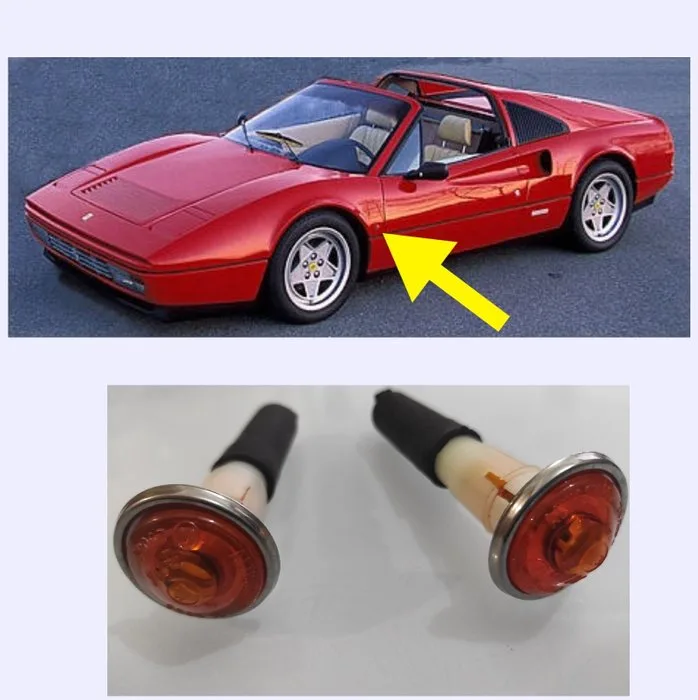 Ferrari 308 / 328 / 400 GT / 400i / 348 Side Indicators (2) - Ferrari - Original by Altissimo - New Old Stock