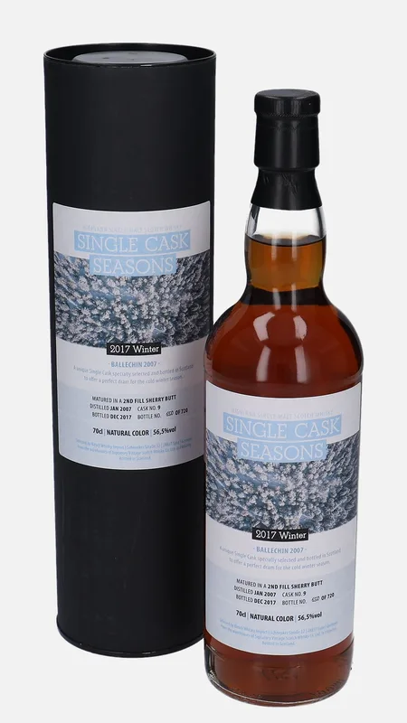 Edradour – 2007 Signatory Vintage Scotch Whisky Co. Single Cask Seasons 2017 Winter
