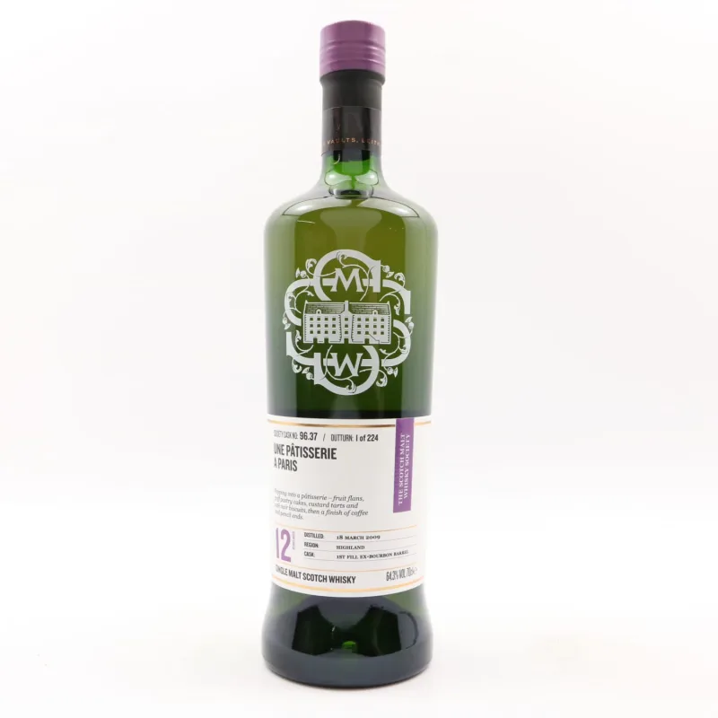 Glendronach – 12 Year Old 2009 SMWS Single 1st Fill Bourbon Cask 96.37 Un Patisserie a Paris (70cl)