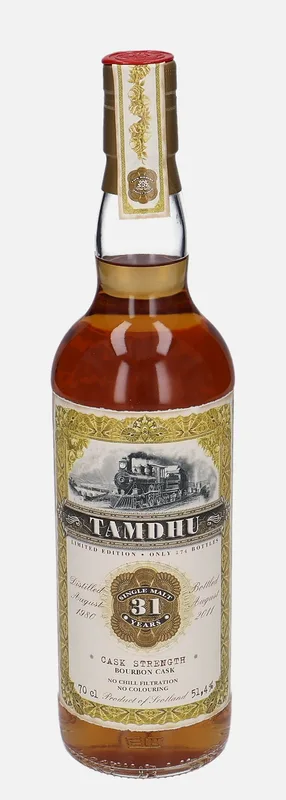 Tamdhu – 1980 31 Year Old Jack Wiebers Whisky World Old Train Line (70cl, 51.4%)