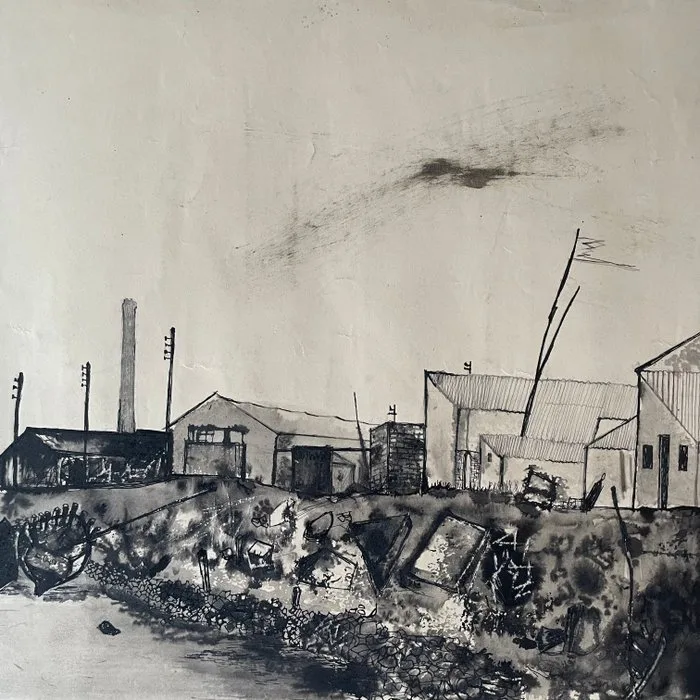 Yves Ganne (1931-2019) - Port industriel aux Sables d’Olonne