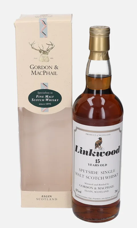 Linkwood – 15 Year Old Gordon & MacPhail Distillery Labels