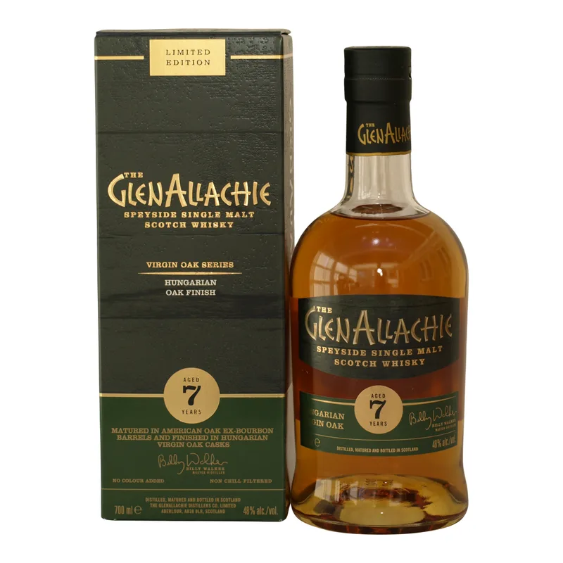 GlenAllachie – Virgin Oak Series 7 Year Old Hungarian Oak Finish (70cl, 48%)