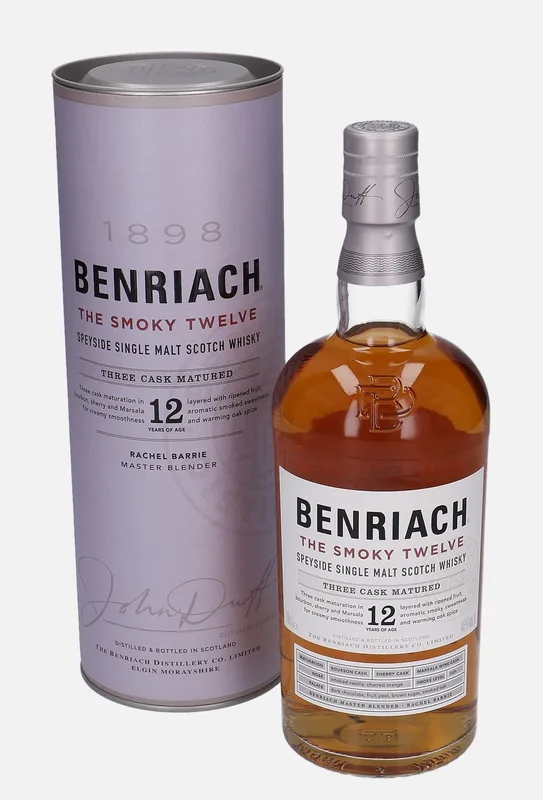 Benriach – The Smoky Twelve 12 Year Old (70cl, 46%)