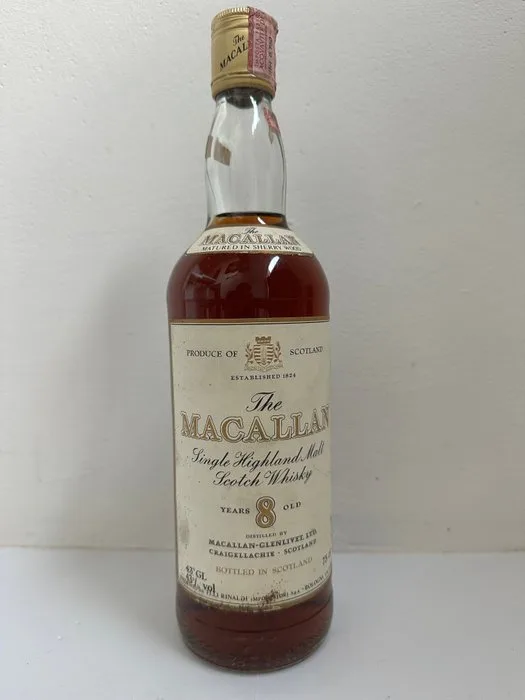 Macallan 8 years old Sherry Wood - b. late 1970s early 1980s - 75cl