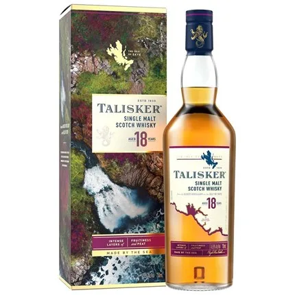 Talisker – 18 Year Old Single Malt (70cl, 45.8%)