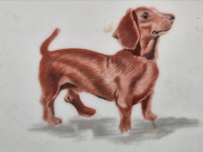 Hermès - Ashtray - Teckel - Porcelain