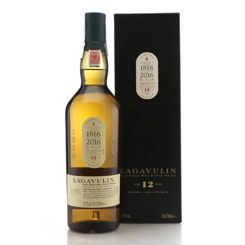 Lagavulin – 12 Year Old Natural Cask Strength 200th Anniversary