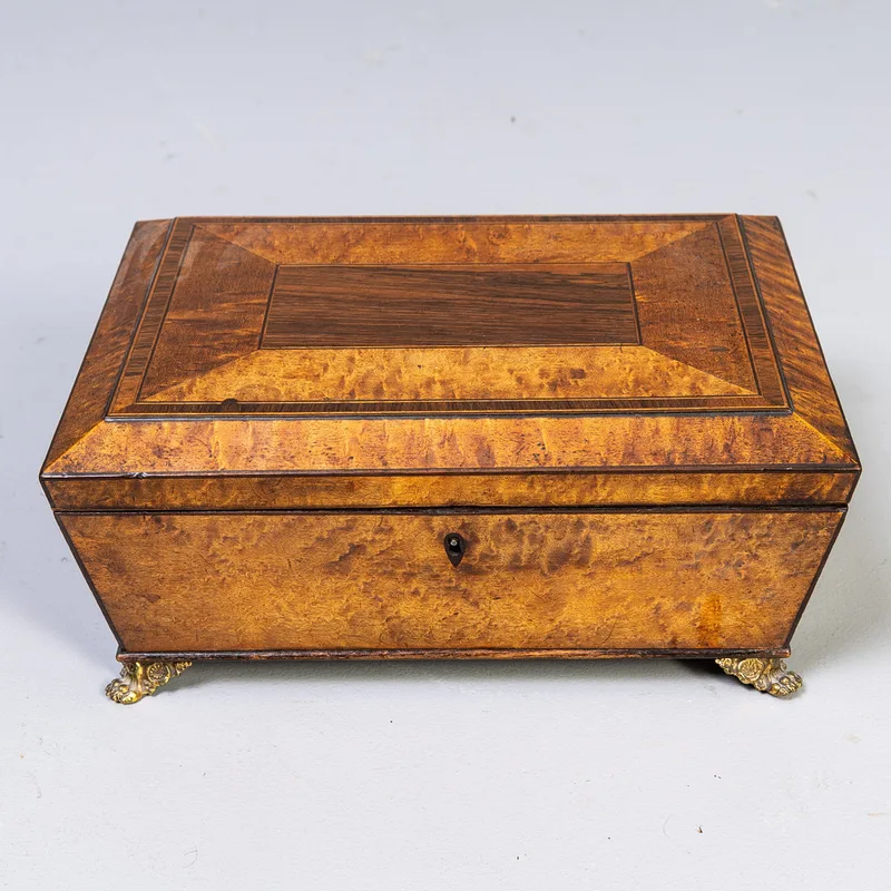 A 19th Needlework Casket