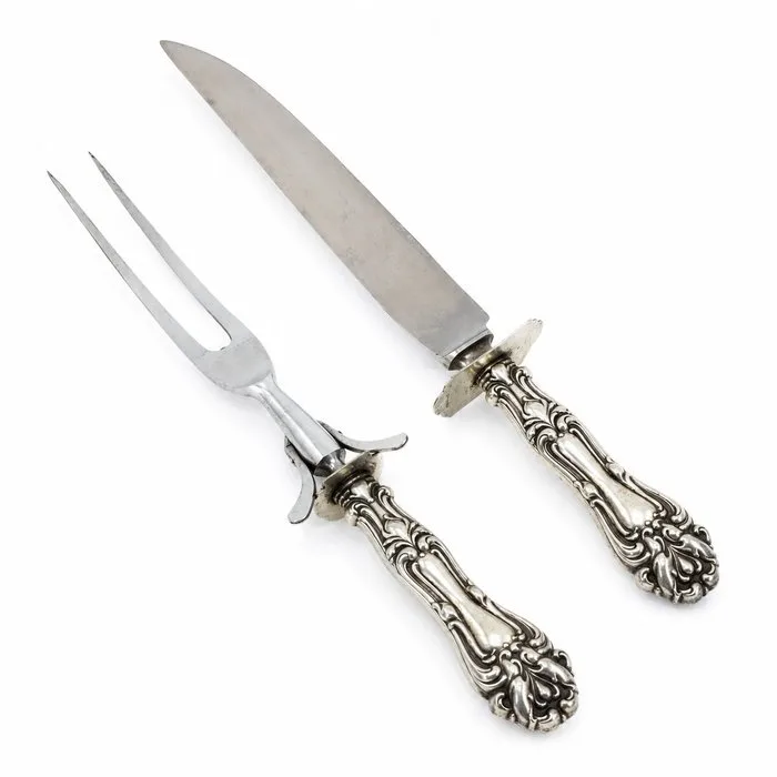 Wallace - Serving utensil (2) -.925 silver - 1940-1950 - Grand Baroque Wallace