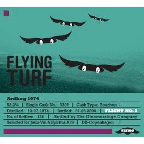Ardbeg – 1974 Flying Turf Flight No. 2 Cask No. 3306 (52.2%)
