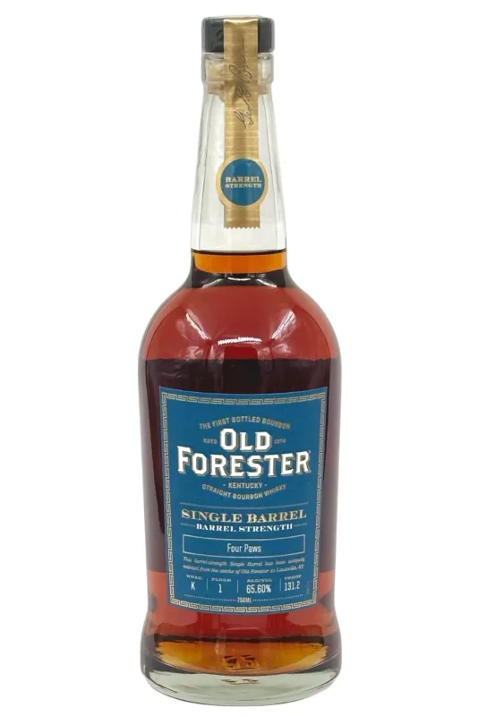 Old Forester – Single Barrel "Four Paws" Cask Strength Bourbon