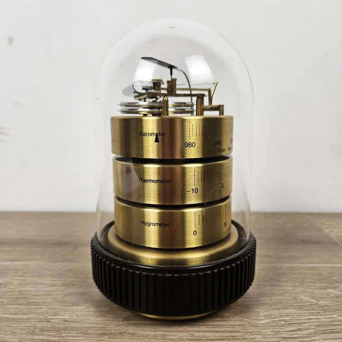 Weather station - Brass, Plexiglas - Barigo