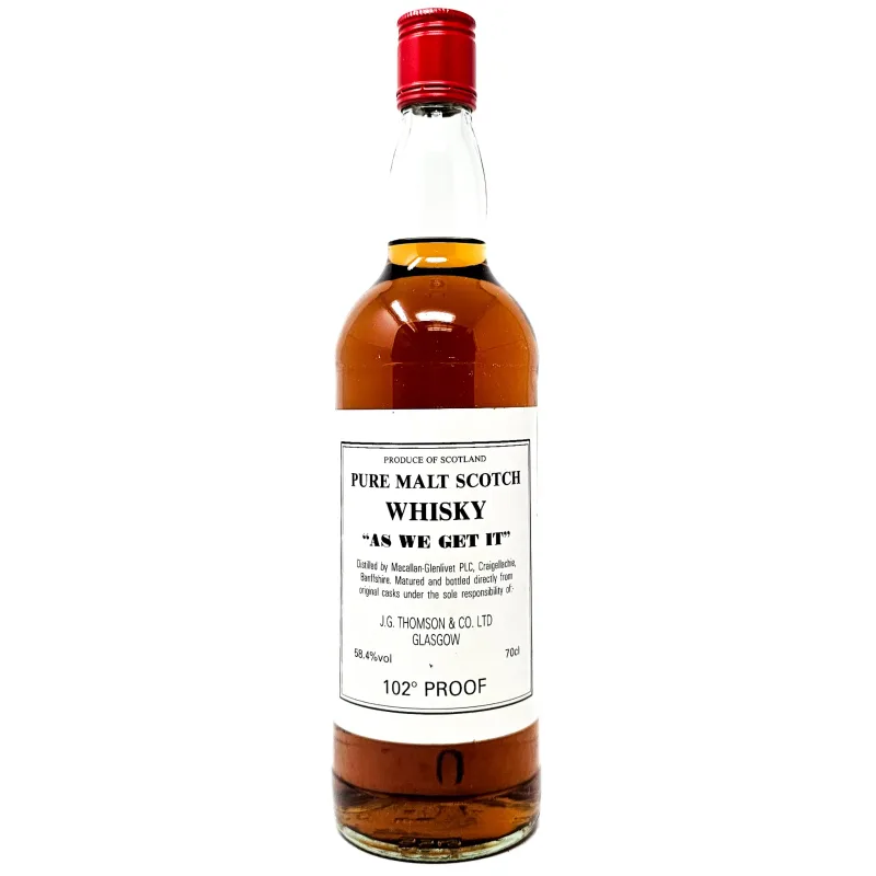 Macallan As We Get It 102 Proof 1990s (70cl, 58.4%)