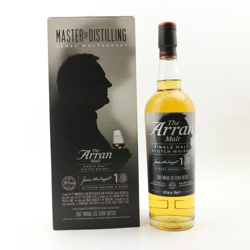 Arran – 2007 James MacTaggart (70cl, 54.2%)