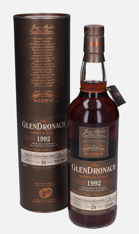 Glendronach – 1992 24 Year Old Single Cask
