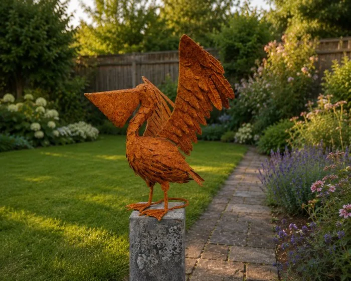 Figurine - Grote pelikaan - Iron