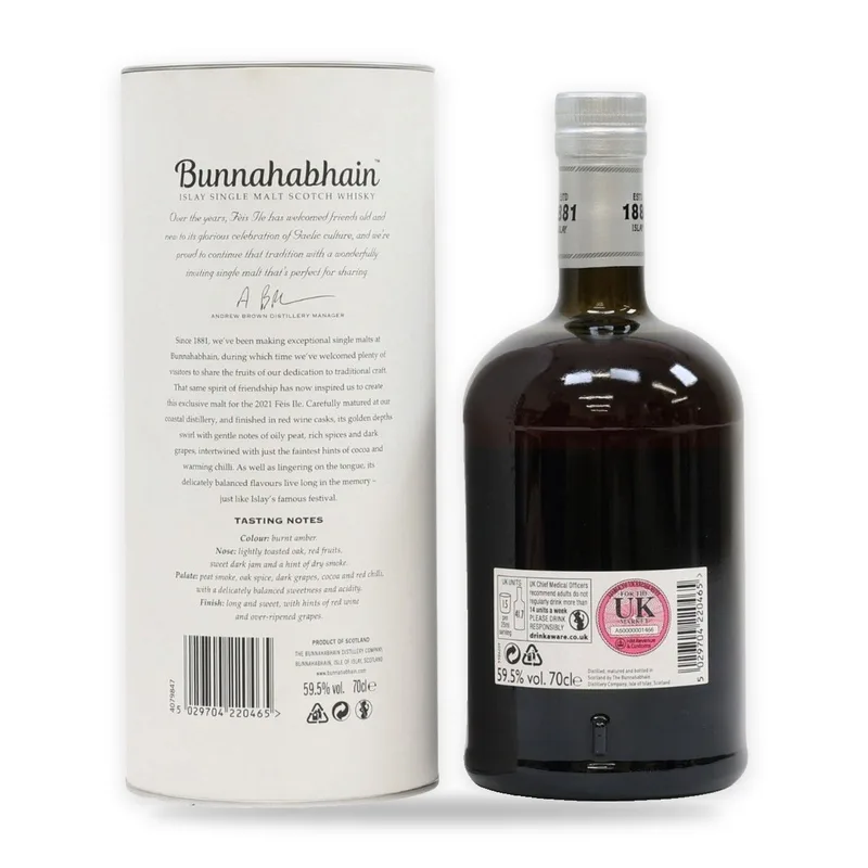 Bunnahabhain – Moine Bordeaux Finish 2013 - Feis Ile 2021