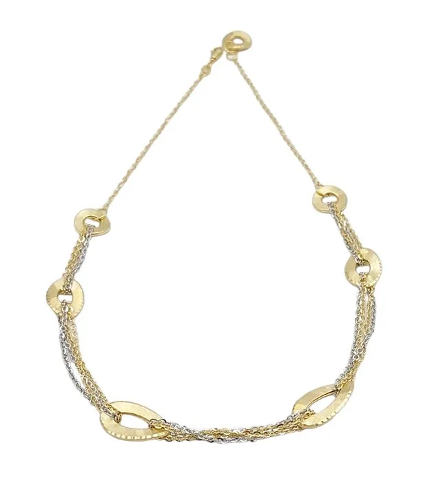 Necklace - 18 kt. Yellow gold, White gold