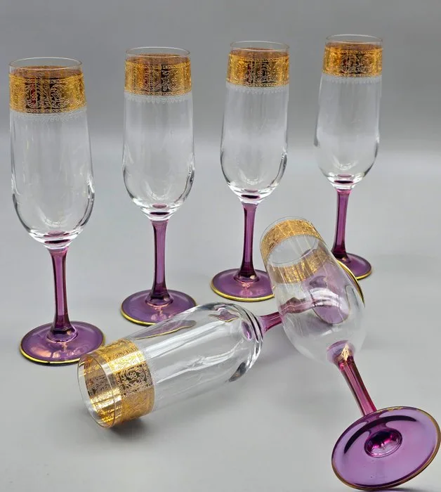 Cristalli Italiani CreArt - Wine glass (6) - Crystal - Crystal glasses/flutes