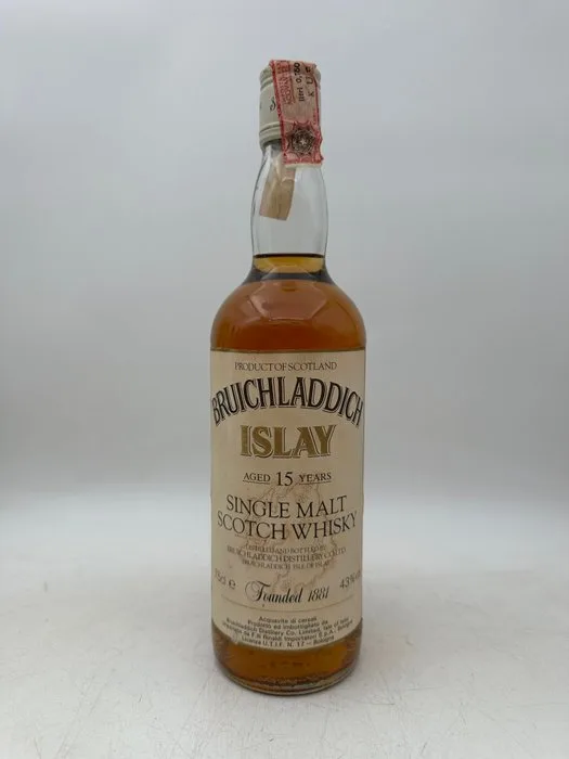 Bruichladdich 15 years old - b. 1980s - 75cl