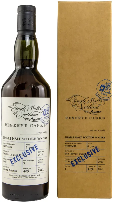 Ben Nevis – 8 SMOS Reserve Cask 2013 (70cl, 48%)