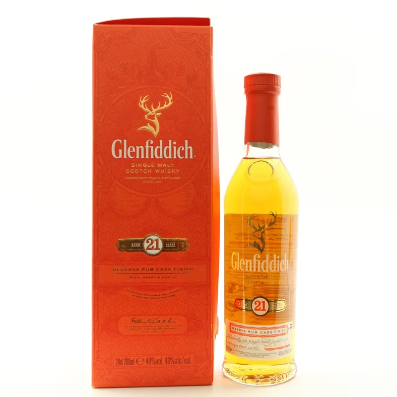 Glenfiddich – 21 Year Old Reserva Rum Cask Finish 20cl (20cl, 40%)