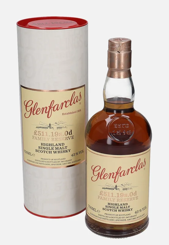 Glenfarclas – £511.19s.0d Family Reserve (70cl, 43%)