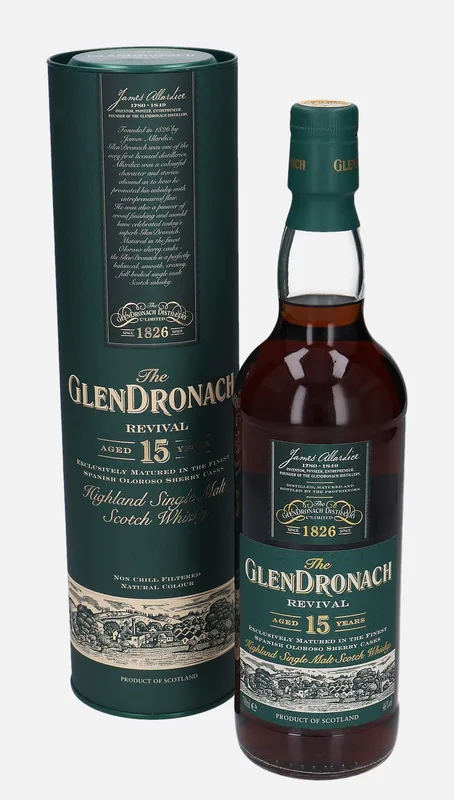 Glendronach – Revival 15 Year Old (70cl, 46%)