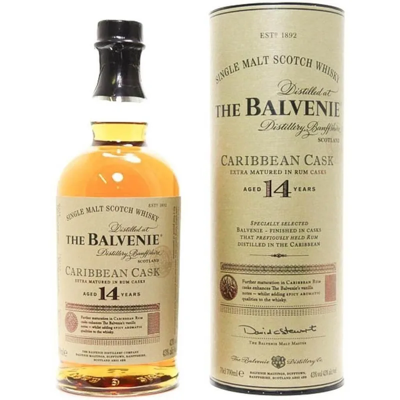 The Balvenie – 14 Year Old Caribbean Cask Single Malt Scotch Whisky
