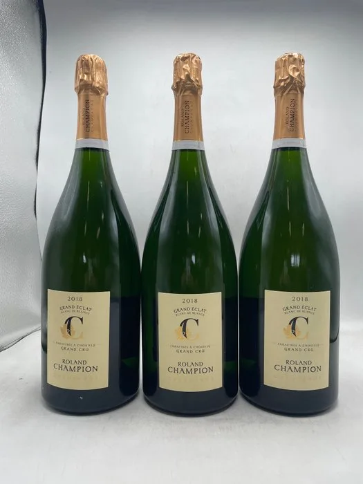 2018 Roland Champion, Grand Eclat - Champagne Blanc de Blancs - 3 Magnums (1.5L)